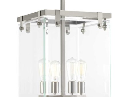 Glayse 4-Light Pendant Brushed Nickel on Sale