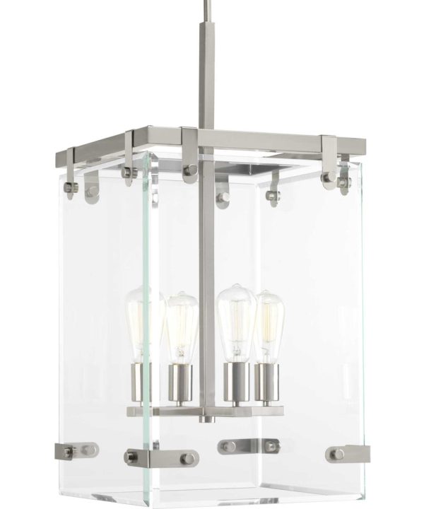 Glayse 4-Light Pendant Brushed Nickel on Sale