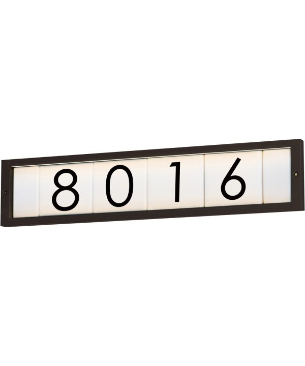 25 inch LED Address Frame - Classic Bronze Discount