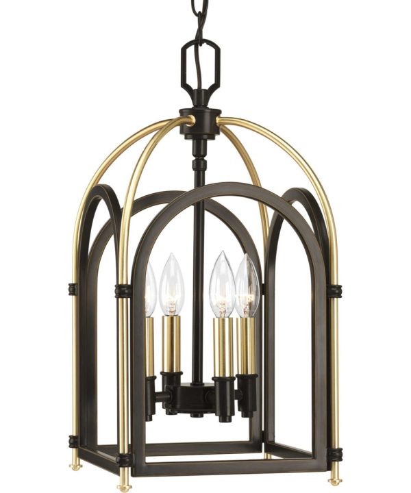 Westfall 4-Light Small Foyer Pendant Antique Bronze Cheap