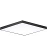 Trim 15.5 inch SQ LED Flush Mount 3000K Black Cheap