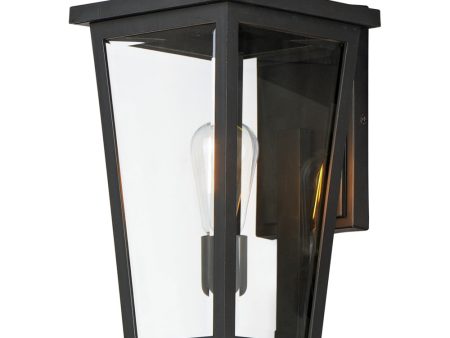 Sutton Place VX 1-Light Outdoor Sconce Black Online Sale