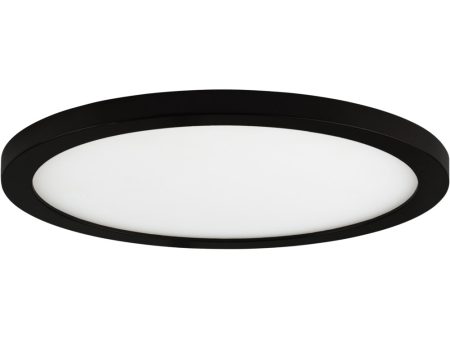 Wafer 9 inch RD LED Surface Mount 3000K Black Online now