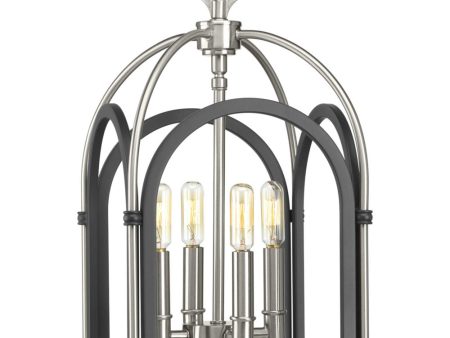 Westfall 4-Light Small Foyer Pendant Graphite For Discount