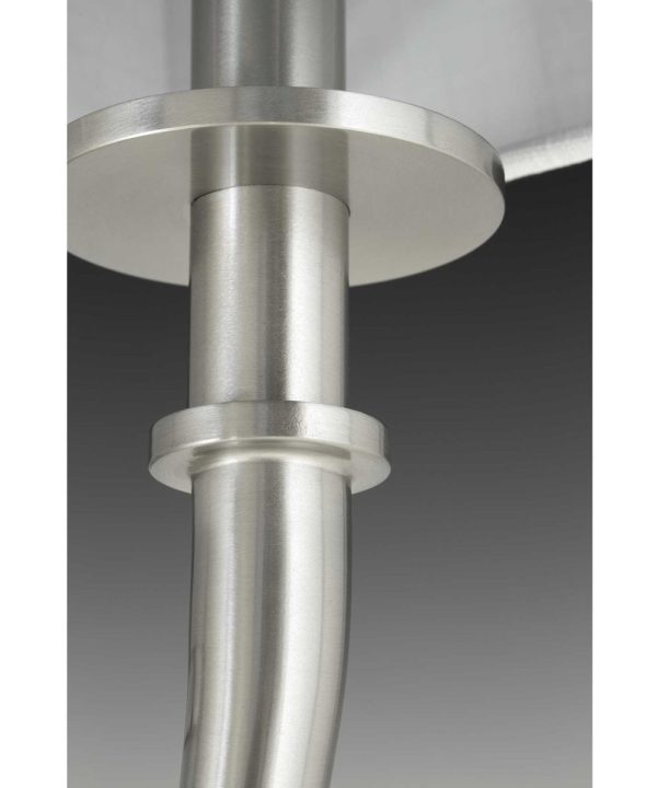 Avana 1-Light Wall Sconce Brushed Nickel Fashion