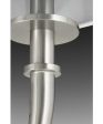 Avana 1-Light Wall Sconce Brushed Nickel Fashion