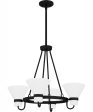 Marigold 4-light Chandelier Earth Black For Discount