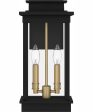 Noelle Medium 2-light Outdoor Wall Light  Coastal Armour Aluminum Matte Black Hot on Sale