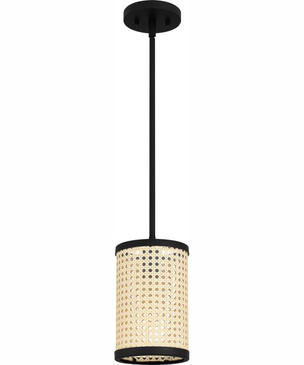 Syrah Small 1-light Mini Pendant Matte Black Hot on Sale