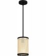 Syrah Small 1-light Mini Pendant Matte Black Hot on Sale