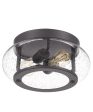 Trilogy 2-light Flush Mount Old Bronze Online