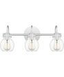 Andrews Large 3-light Bath Light Polished Chrome For Cheap