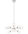 Spellbound 9-light Chandelier Polished Chrome Hot on Sale