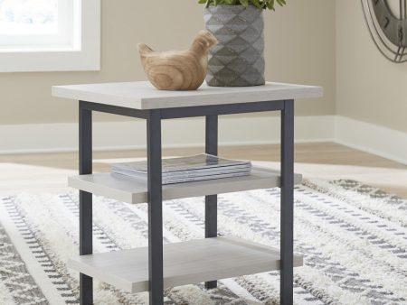 Bayflynn Rectangular End Table (2 CN) Whitewash Hot on Sale