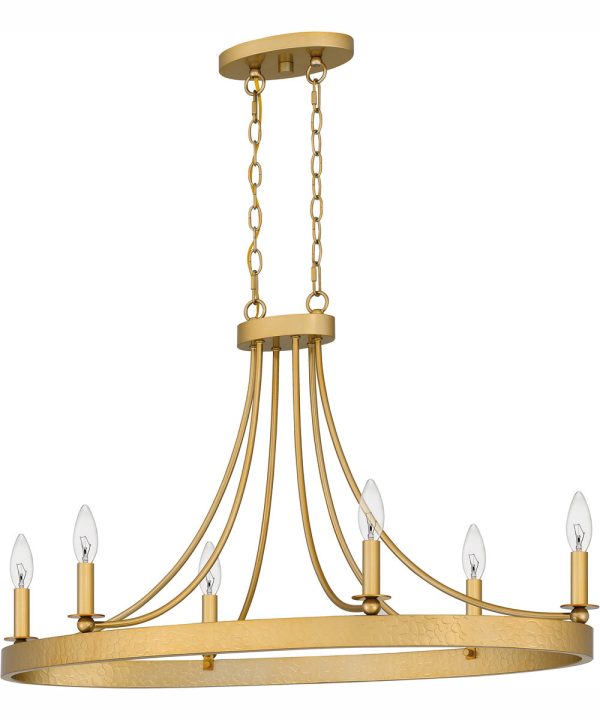 Aspyn Small 6-light Island Light Light Gold on Sale