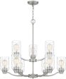 Acacia 9-light Chandelier Brushed Nickel Online now