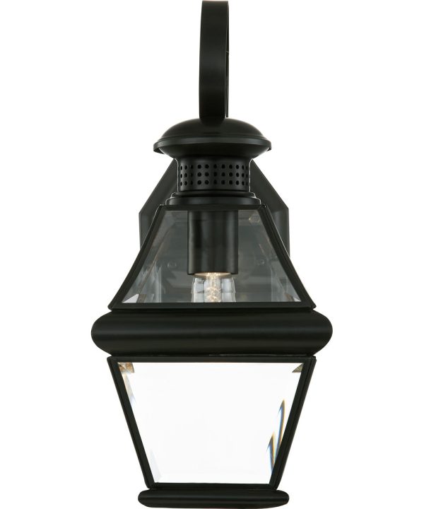 Rutledge Small 1-light Outdoor Wall Light Mystic Black For Cheap