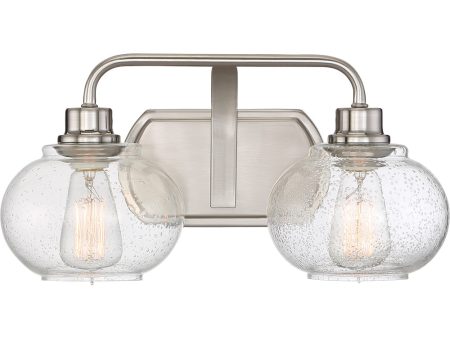 Trilogy Medium 2-light Bath Light Brushed Nickel Online Sale