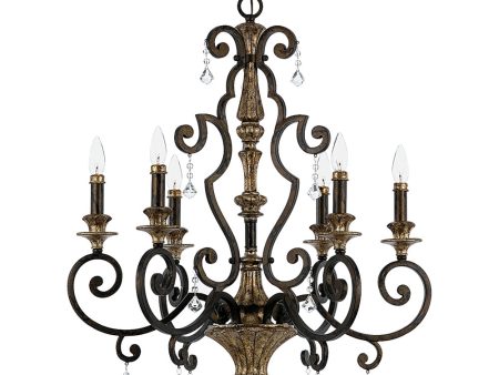 Marquette 6-light Chandelier Heirloom For Sale