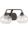 Trilogy Medium 2-light Bath Light Old Bronze Supply