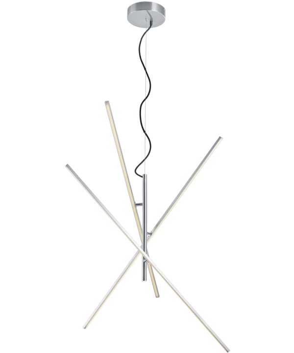 Tiriac LED Pendant Light Satin Nickel For Sale