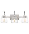 Atmore Large 3-light Bath Light Brushed Nickel Online