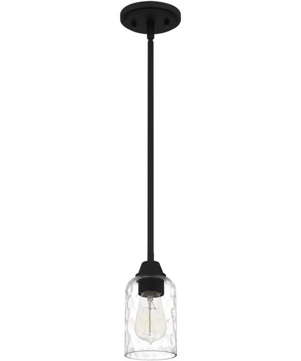 Acacia Small 1-light Mini Pendant Matte Black Fashion