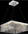 Alecia II 24-Light Led Chandeliers Chrome Crystals Fashion