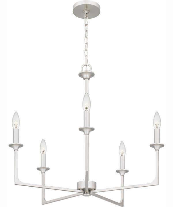 Prescott 5-light Chandelier Brushed Nickel Online