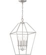 Aviary 4-light Pendant Brushed Nickel Cheap