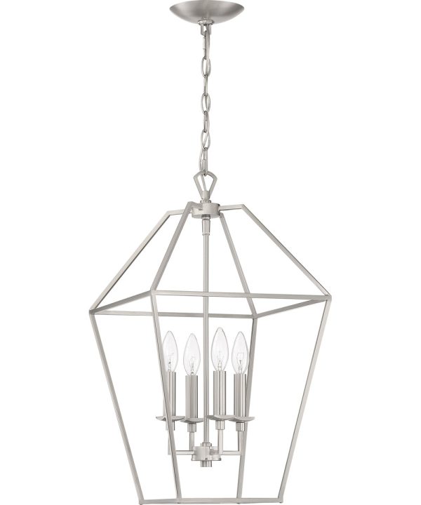 Aviary 4-light Pendant Brushed Nickel Cheap