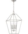 Aviary 4-light Pendant Brushed Nickel Cheap