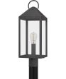 Thorpe Large 1-light Outdoor Post Light  Coastal Armour Aluminum Mottled Black on Sale