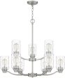 Acacia 9-light Chandelier Brushed Nickel Online now