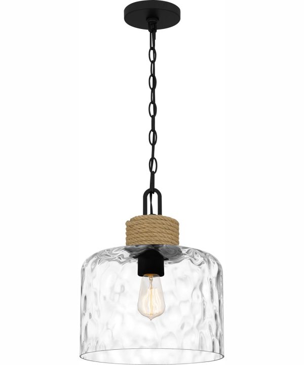 Baltic 1-light Mini Pendant Matte Black Online now