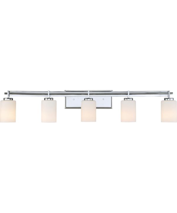 Taylor 5-light Bath Light Polished Chrome Fashion