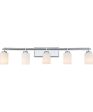 Taylor 5-light Bath Light Polished Chrome Fashion