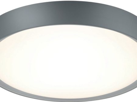 13 W Clarimo LED Ceiling Light Titanium   Light Grey Online Sale