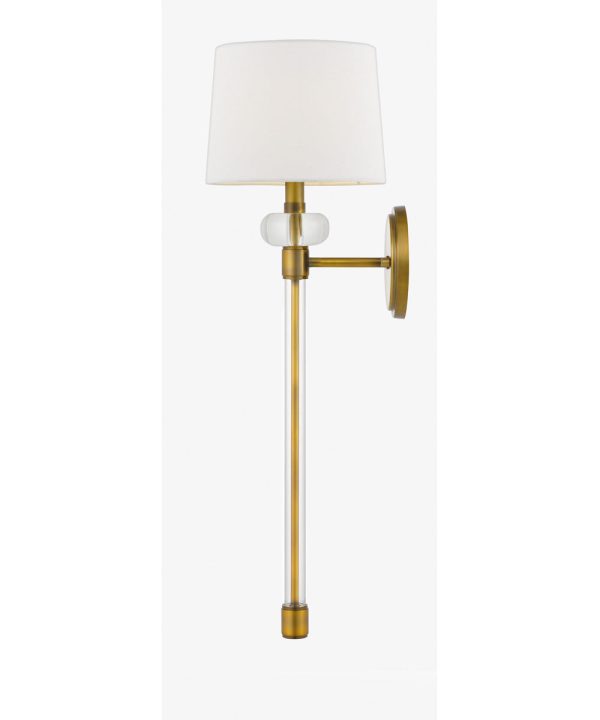 Barbour Small 1-light Wall Sconce Weathered Brass Online Sale