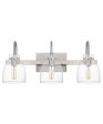 Atmore Large 3-light Bath Light Brushed Nickel Online