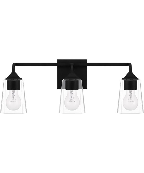 Thoresby Large 3-light Bath Light Matte Black Sale