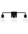 Thoresby Large 3-light Bath Light Matte Black Sale