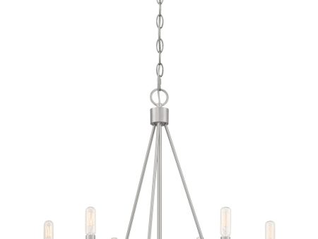 Revival 6-light Chandelier Brushed Nickel Online Sale