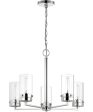 Intersection 5-Light Chandelier Polished Nickel Sale