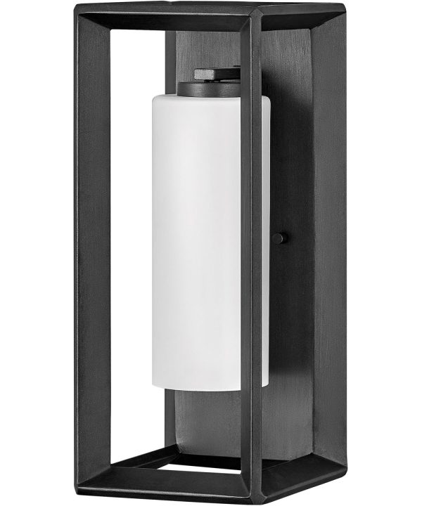 Rhodes 1-Light Medium Outdoor Wall Mount Lantern in Brushed Graphite on Sale