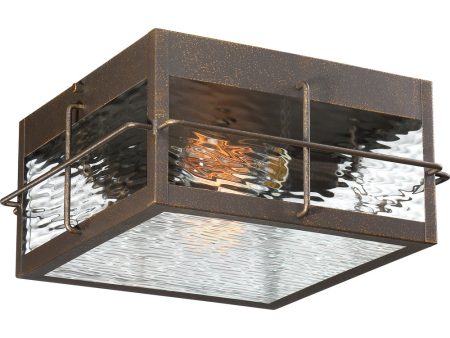 Ward Medium 2-light Outdoor Ceiling Light Gilded Bronze Supply