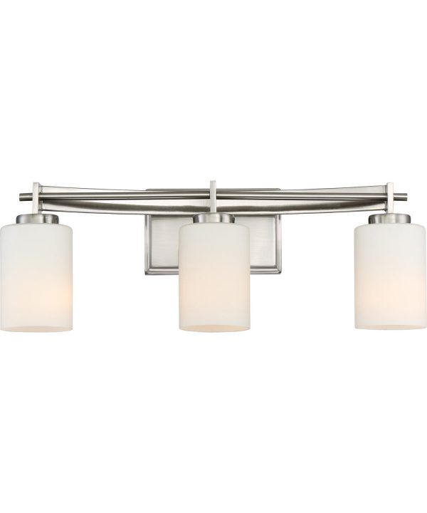 Taylor Large 3-light Bath Light Brushed Nickel Discount