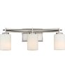 Taylor Large 3-light Bath Light Brushed Nickel Discount