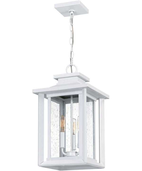 Wakefield 3-light Outdoor Pendant Light  Coastal Armour White Lustre Online Sale