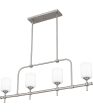 Aria 4-light Island Light Antique Polished Nickel For Sale